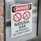 Signmission Natural Gas No Smoking Danger Sign, Vinyl Decal, 10in W x 14in L, 2PK OS-2PACK-DS-D-1014-V-1454 - alternate 3